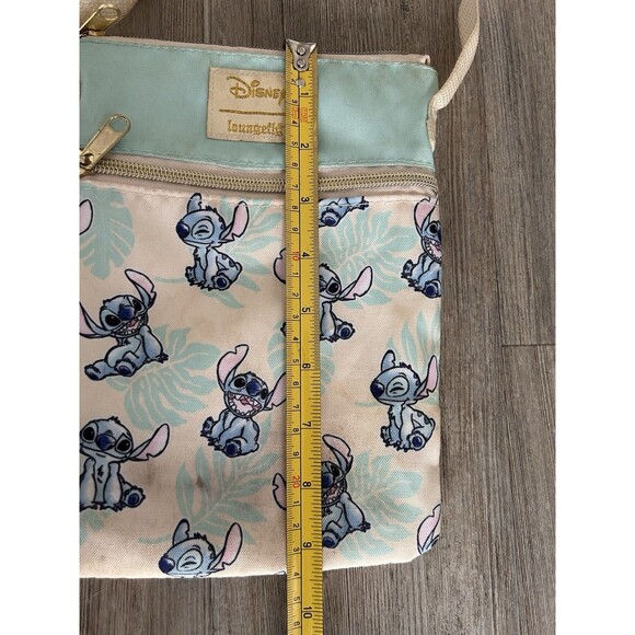 Loungefly Disney Lilo & Stitch Crossbody Bag Palms Blue Character Purse main image 8